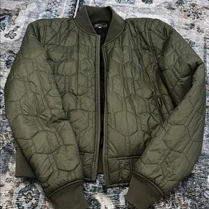 Born Primitive Olive Green Bomber Jacket